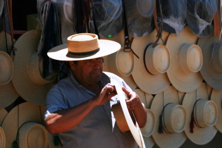 Der Hutmacher vor Ort